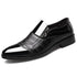 Elegant Breathable Leather Oxfords for Men - Stylish Formal Dress Shoes Perfect for Office, Parties, and Weddings with Comfortable Rubber Outsole and Lace-up Closure